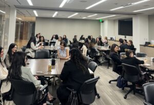 The Armenian Women’s Bar Association's Networking Roundtable Gathers Attorneys at Allen Matkins DTLA Office